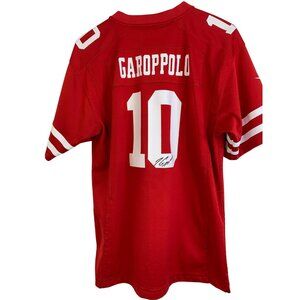 Youth XL 16/20 Nike NFL San Francisco 49ers Red Garoppolo #10 Jersey 8316 GUC